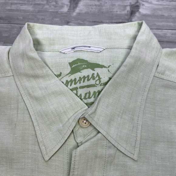 Tommy Bahama Mint Green Linen Shirt XL - Picture 2 of 4